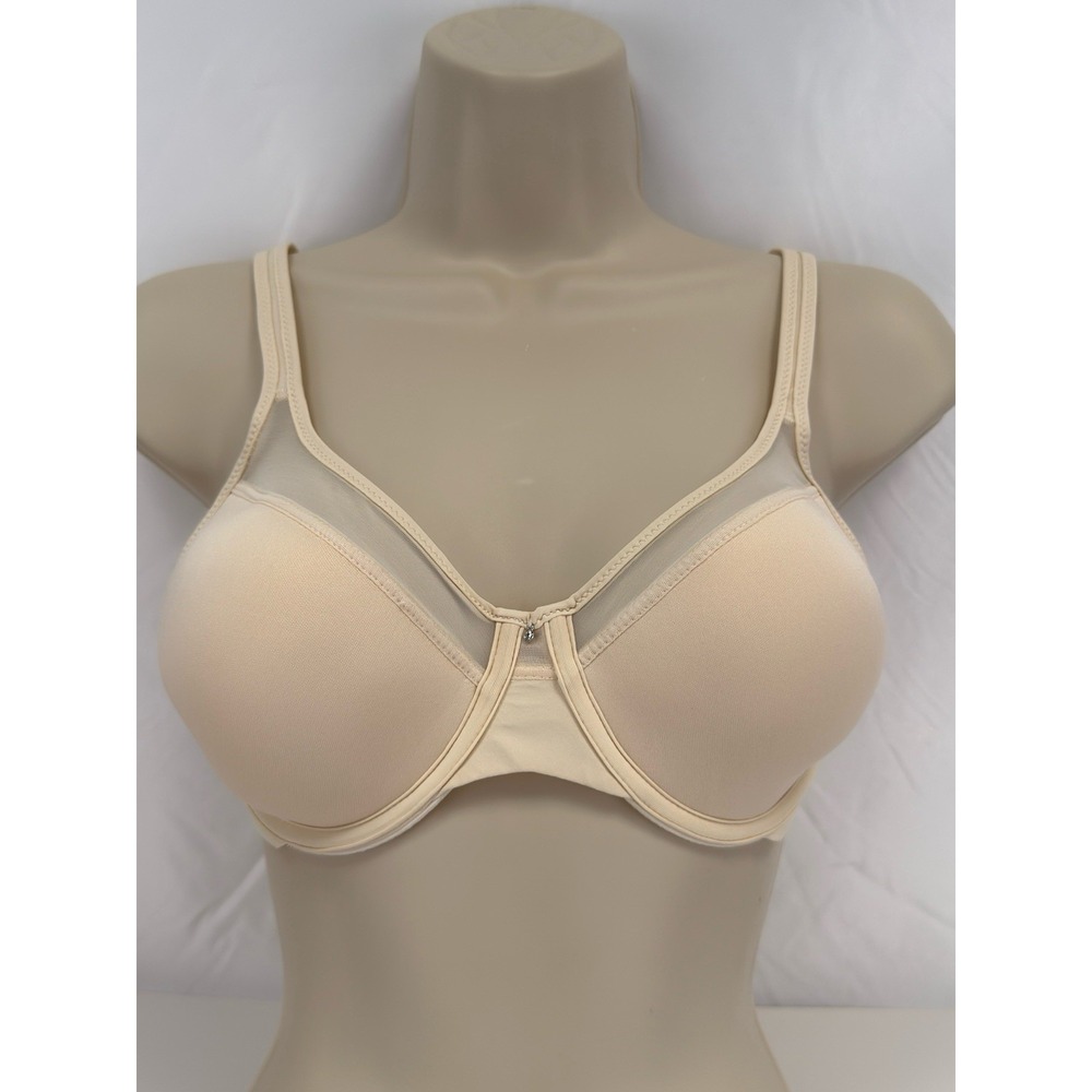 Bali One Smooth U 3439 34C Beige Ultra Light Full Coverage Underwire Bra